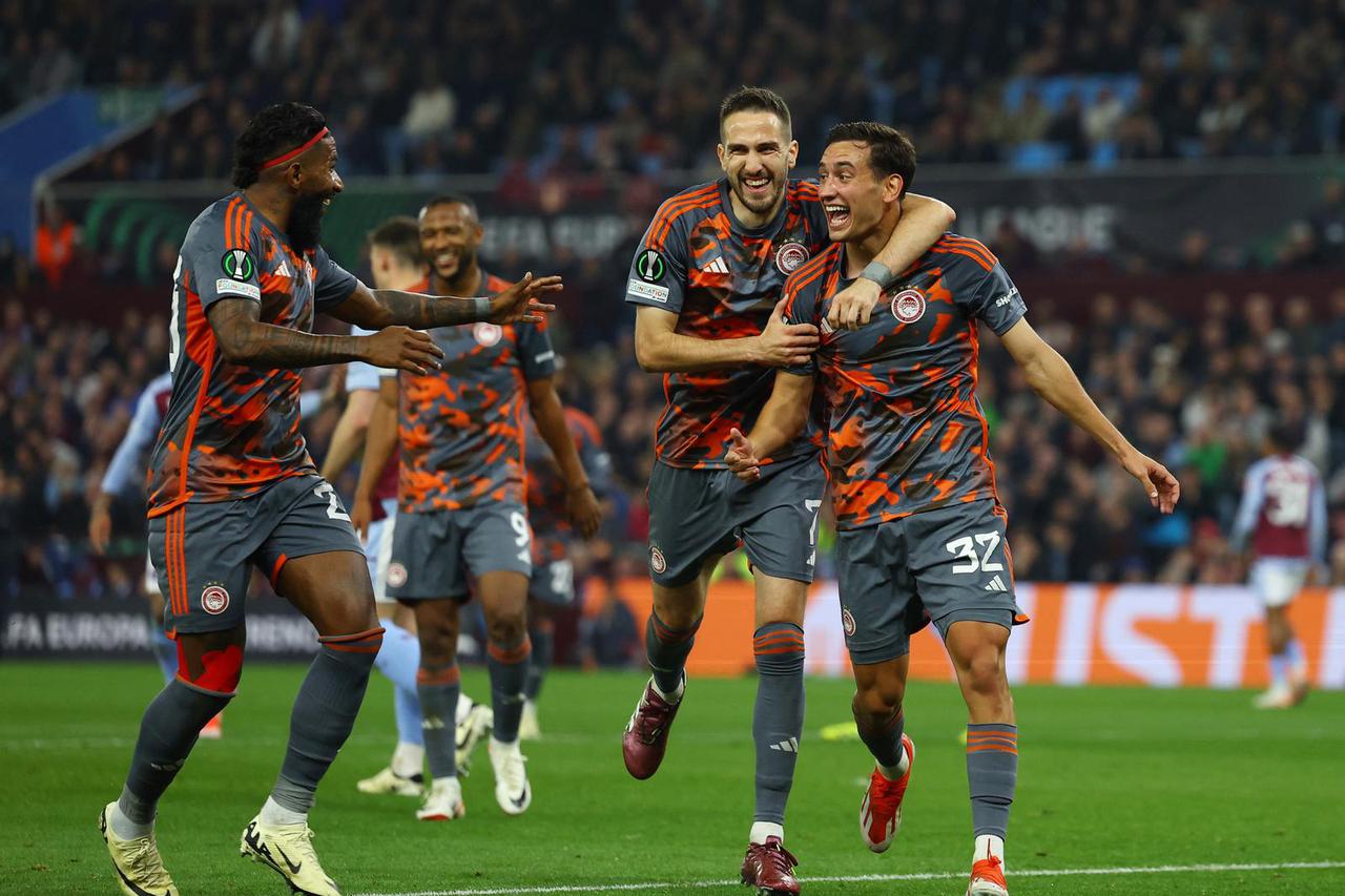 Europa Conference League - Semi Final - First Leg - Aston Villa v Olympiacos