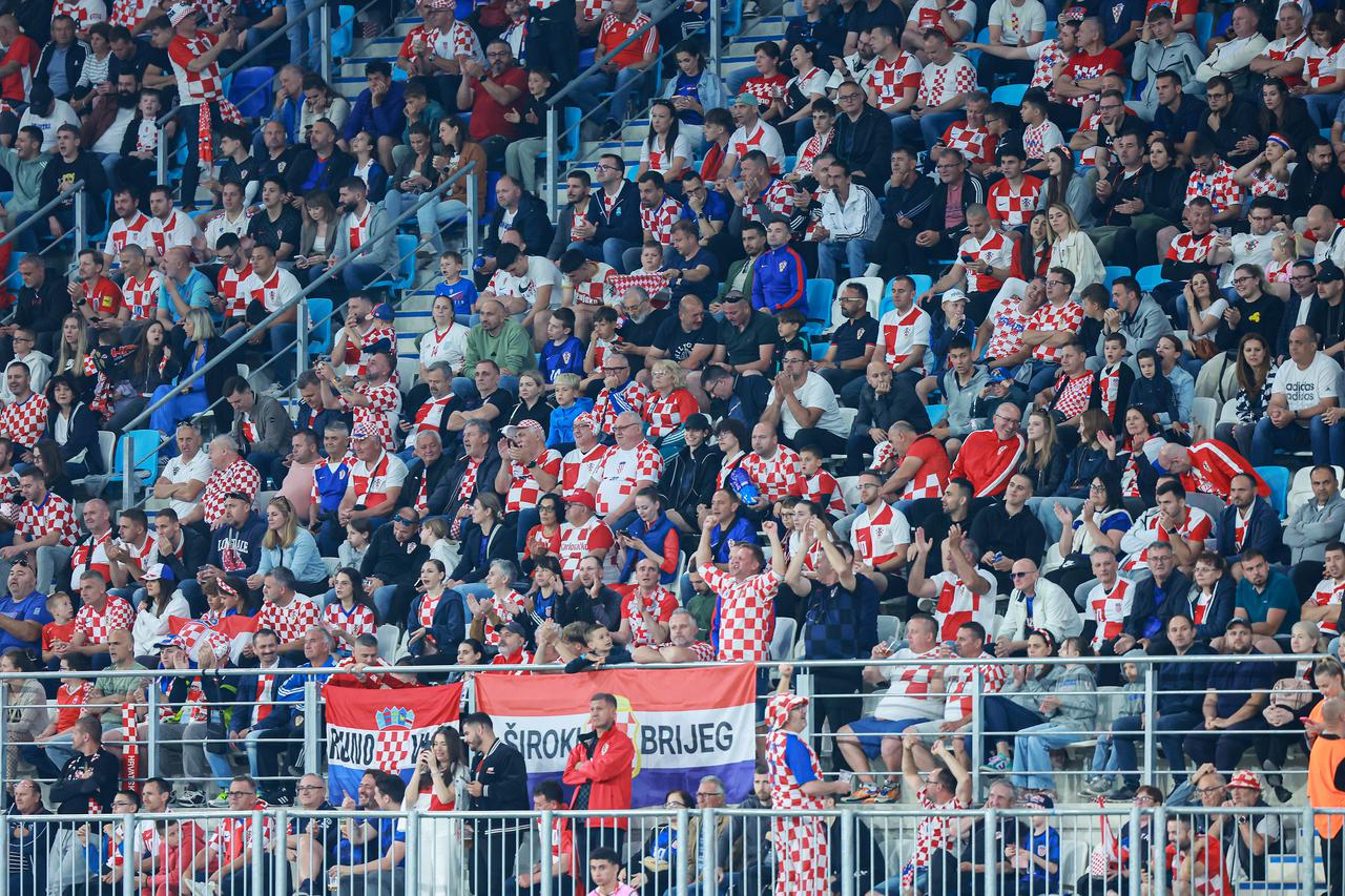 Osijek: Susret Hrvatske i Češke u kvalifikacijama za FIFA Svjetsko prvenstvo