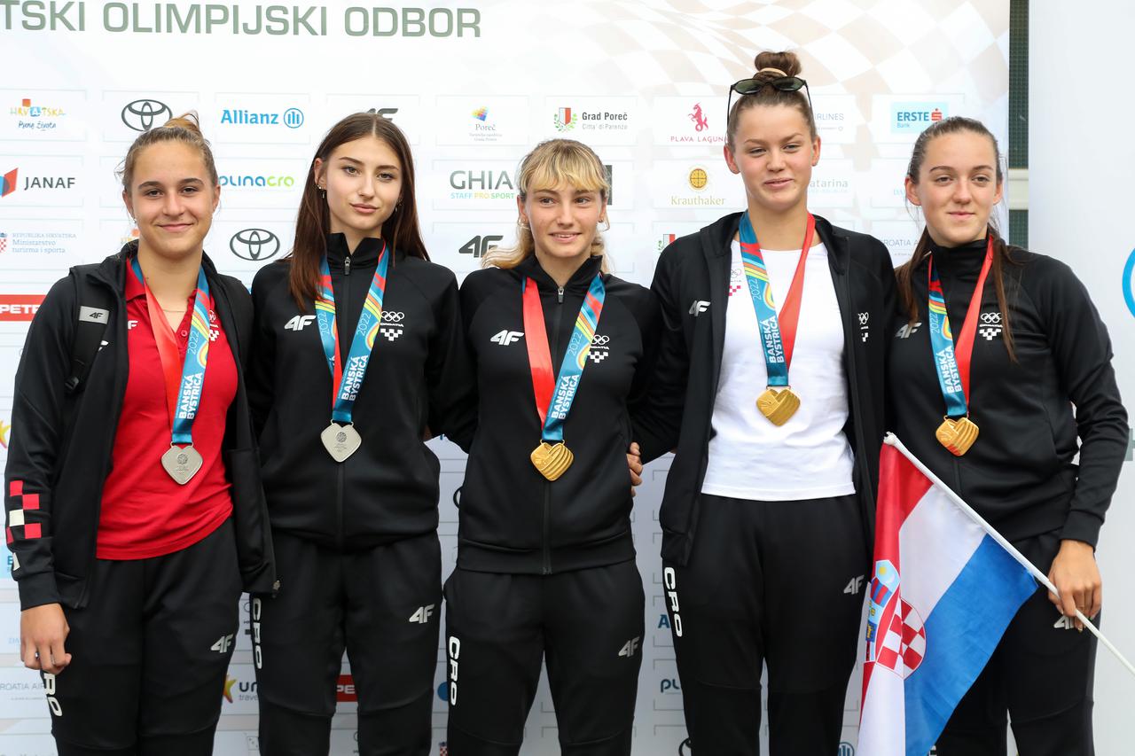 Zagreb: Povratak sportaša s ljetnog EYOF-a u Slovačkoj