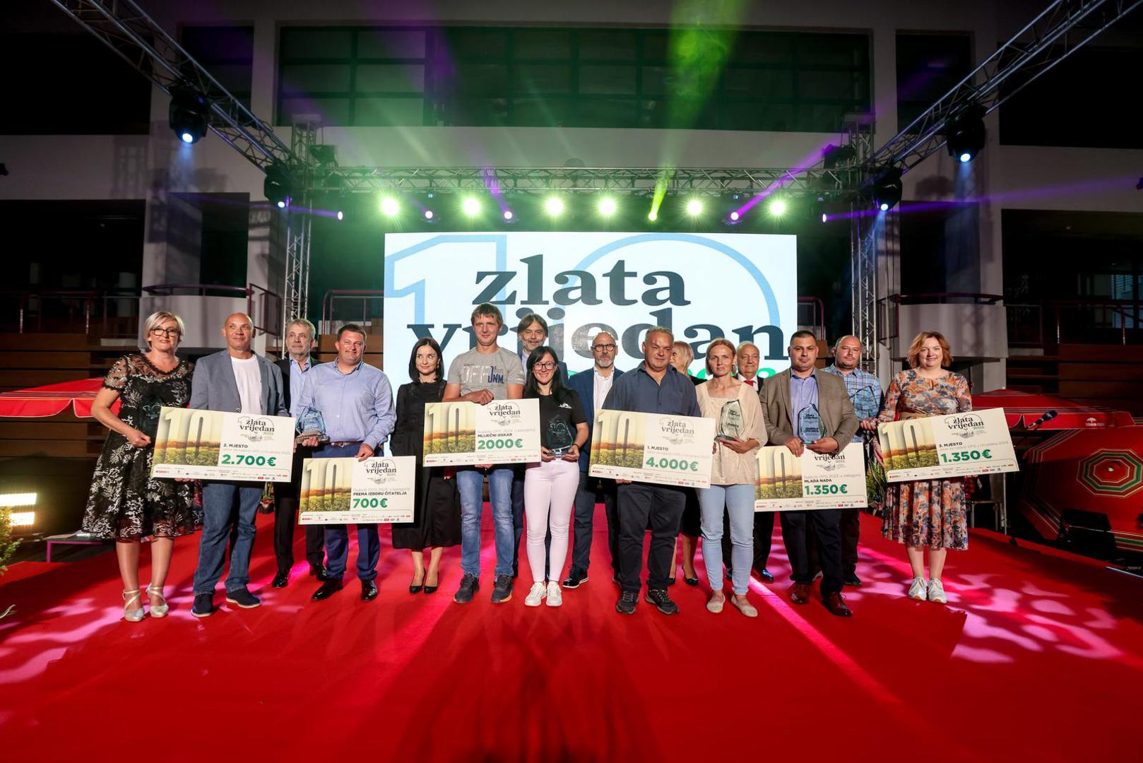 15.09.2023., Zagreb - Svecano proglasenje pobjednika izbora za najbolji OPG u Hrvatskoj „Zlata vrijedan“ u Bocarskom domu. Photo: Boris Scitar/PIXSELL