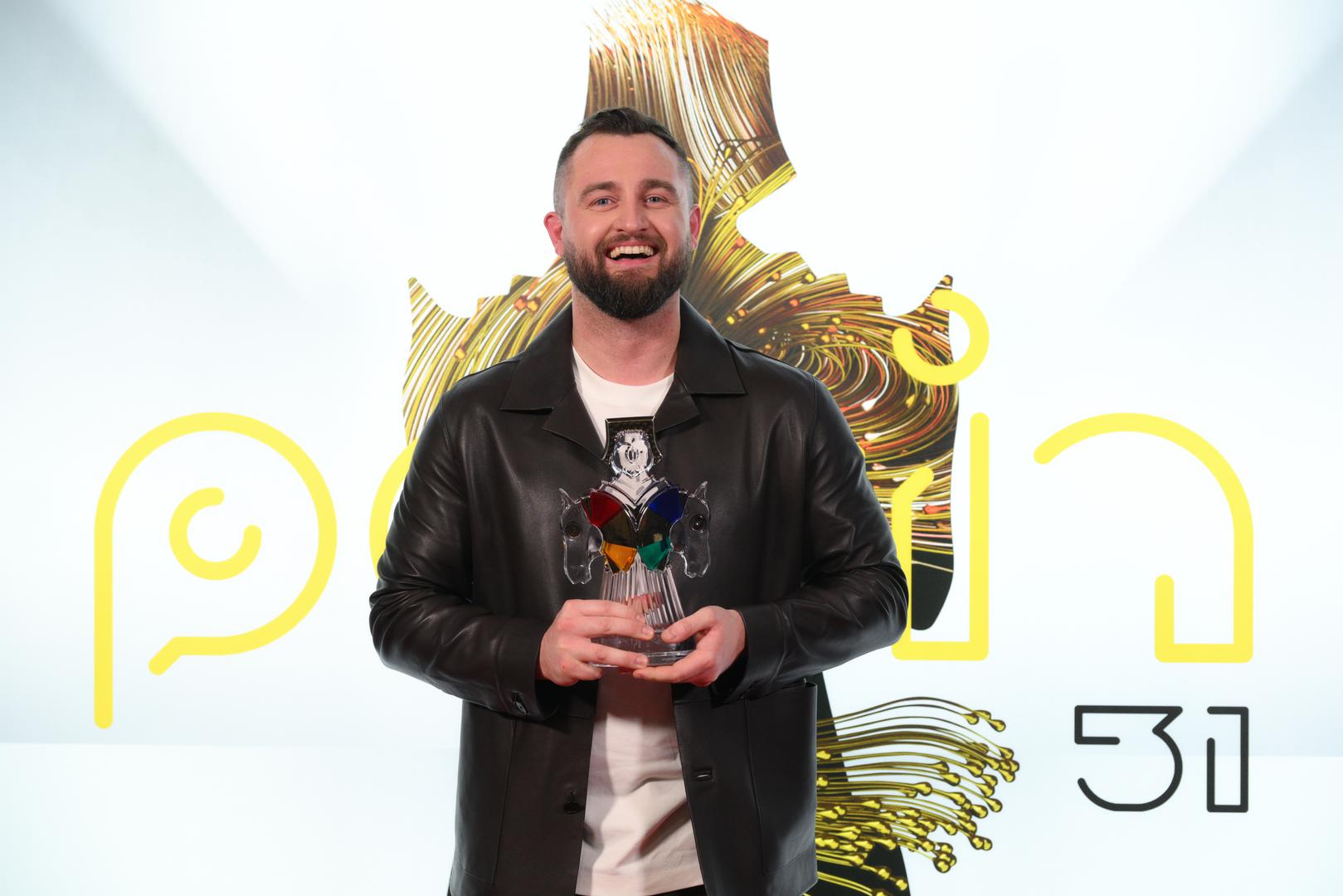 23.03.2024., Zagreb - Dodjela glazbene nagrade Porin u HoB-u Zagreb. Najbolji album pop glazbe - Matija Cvek Photo: Davor Puklavec/PIXSELL