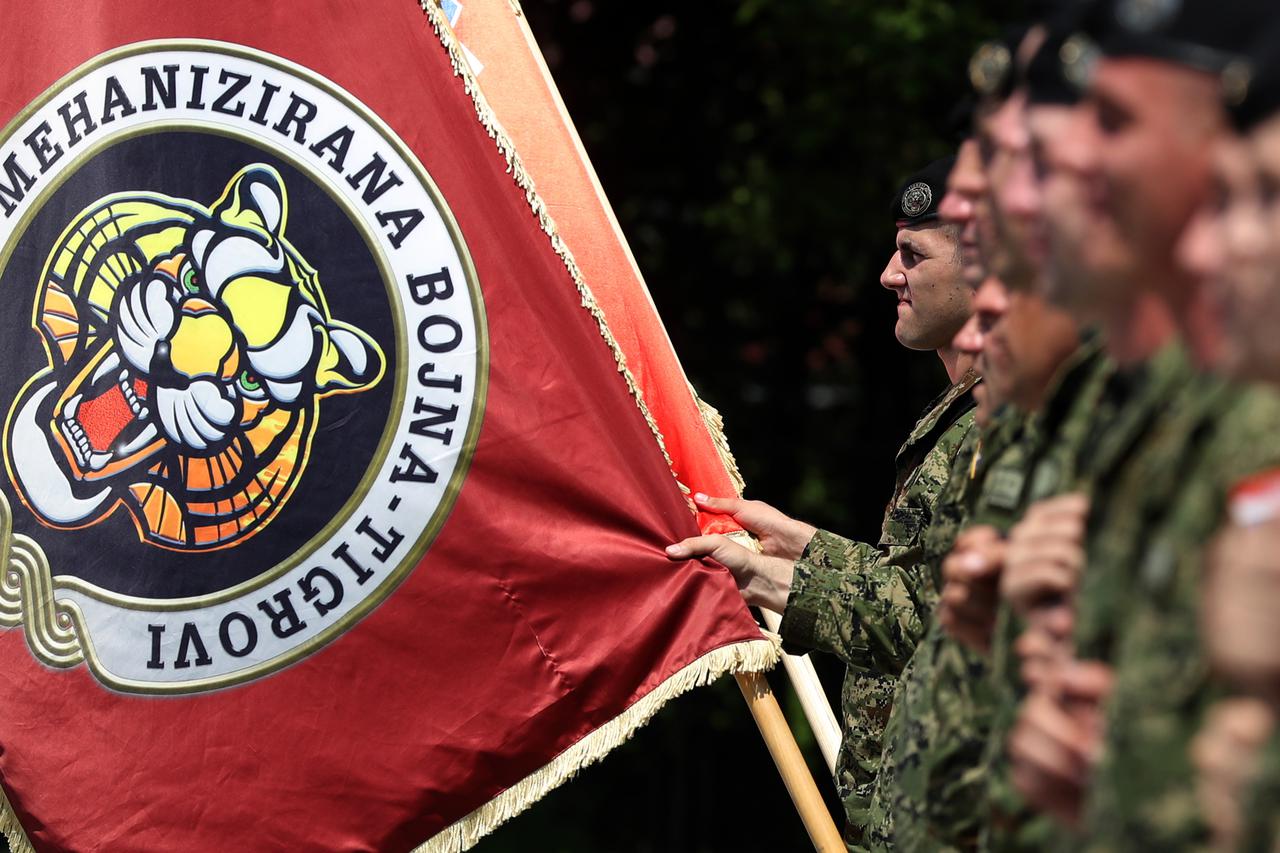 Svečanost imenovanja vojarne Croatia imenom 1. gardijska brigada Tigrovi