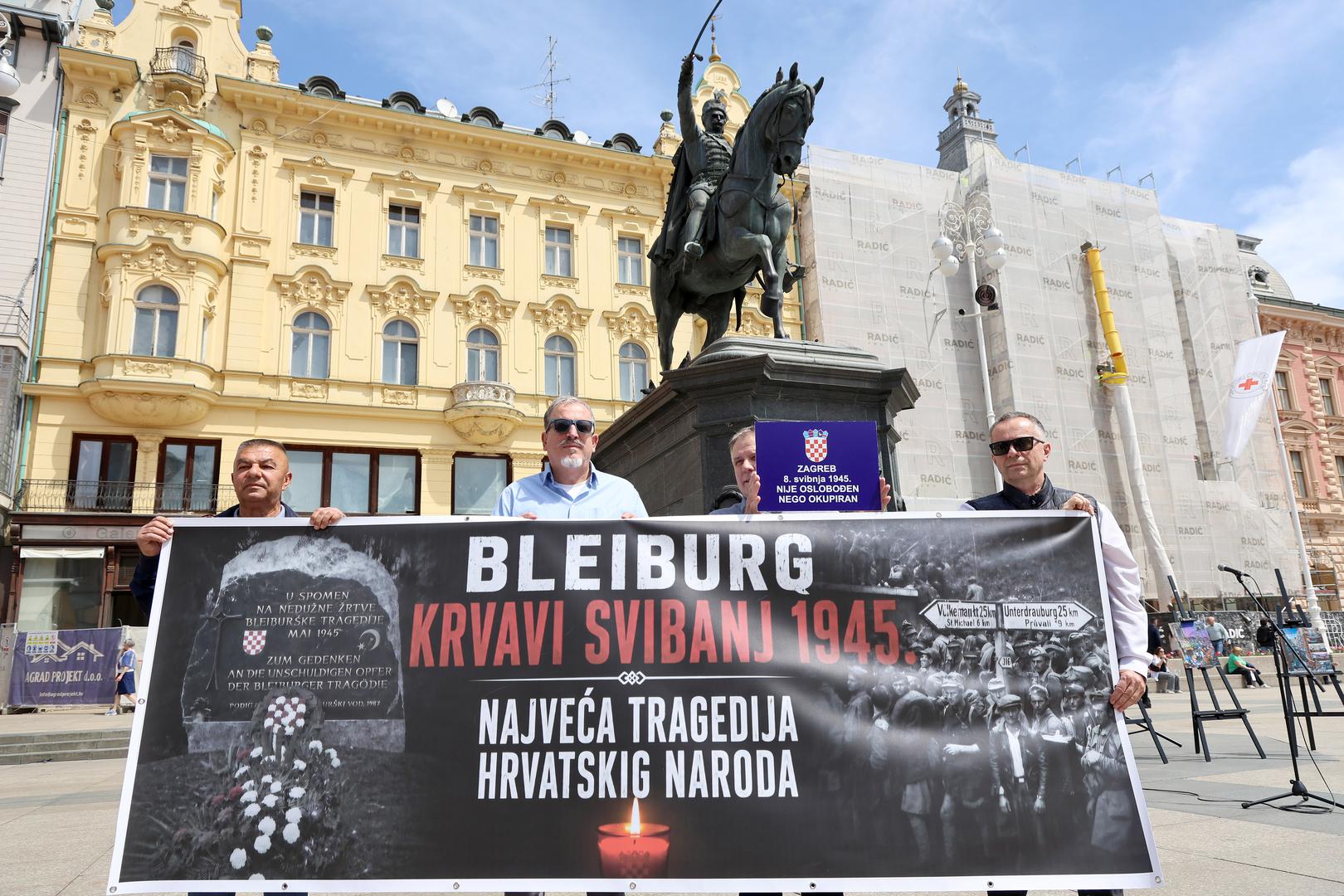 Na Trgu bana Jelačića u petak je održana konferencija za medije na kojoj su saborski zastupnik i potpredsjednik stranke Dom i nacionalno okupljanje Igor Peternel, s predstavnicima Hrvatske stranke prava i Hrvatskih suverenista, govorili o temi “8. svibnja 1945.; Oslobođenje ili okupacija Zagreba?”.