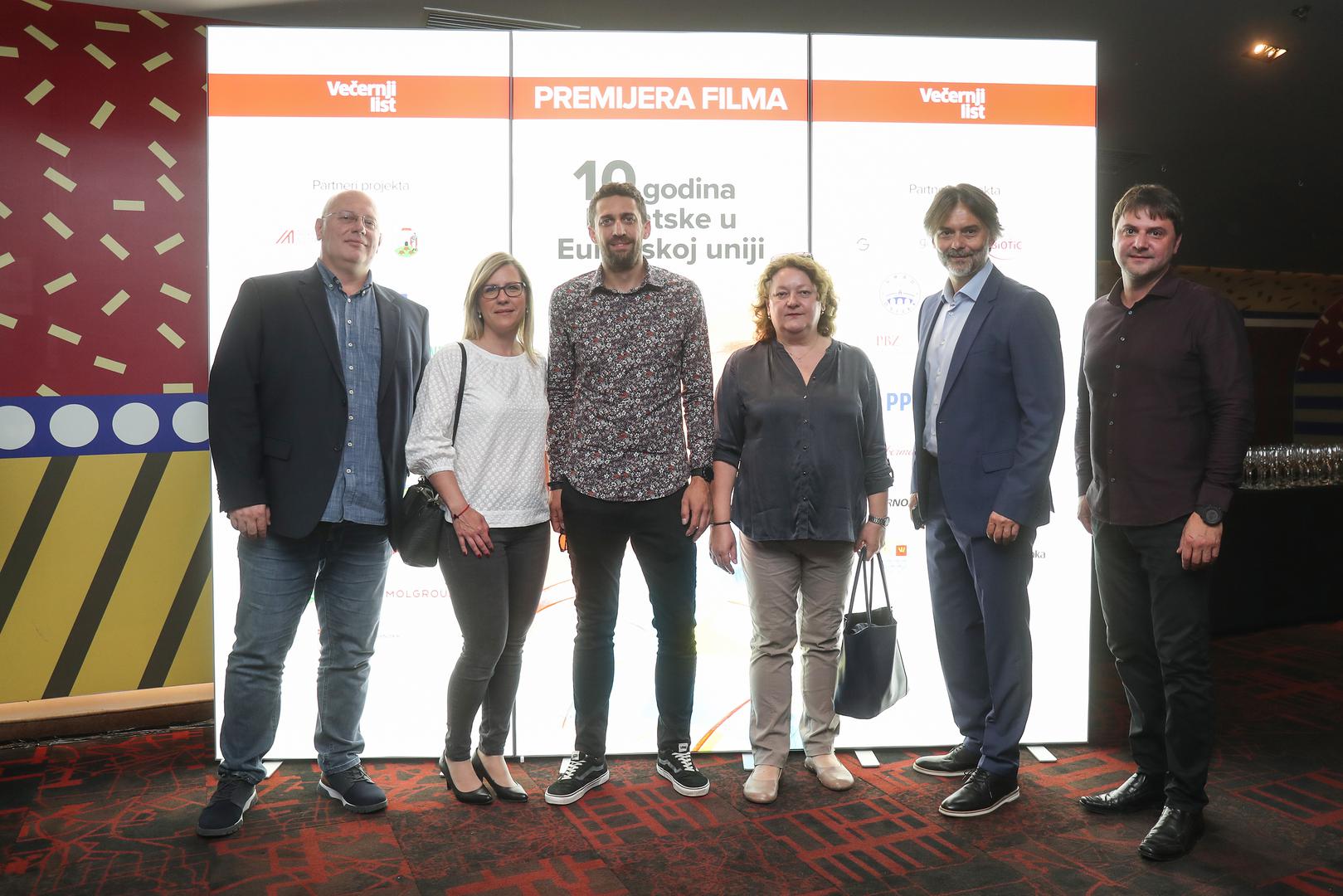 28.06.2023., Zagreb - Premijera filma Vecernjeg Lista "10 godina Hrvatske u Europskoj uniji" Photo: Matija Habljak/PIXSELL