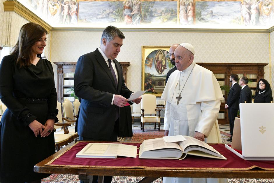 Zoran Milanović i papa Franjo