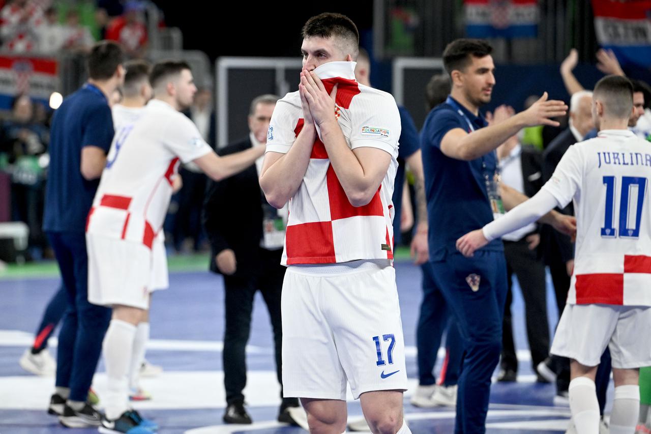 Susret Hrvatske i Španjolske u polufinalu Europskog prvenstva u futsalu