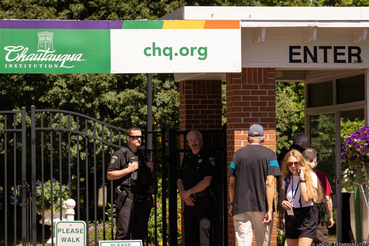 Author Salman Rushdie attacked on stage at event in New York