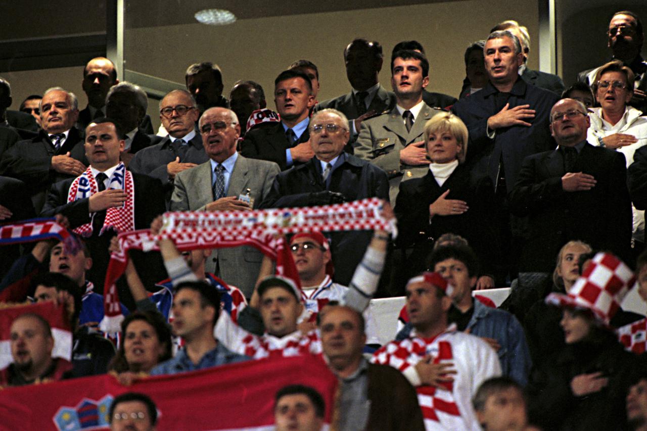 Zagreb: Kvalifikacije za EP u nogometu, Hrvatska - Jugoslavija, 9.10.1999. 