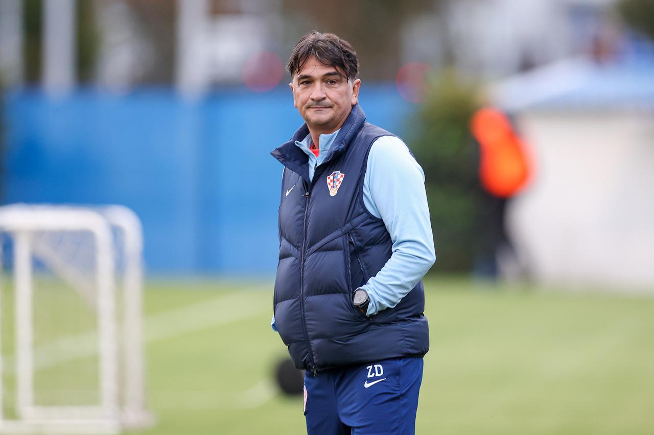 Zagreb: Trening hrvatske nogometne reprezentacije