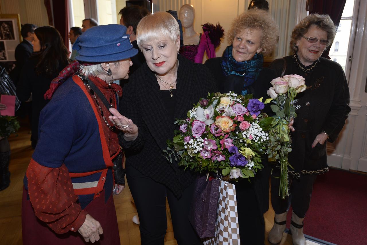 20.01.2015., Zagreb -  U Hrvatskom narodnom kazalistu odrzana je izlozba i druzenje sa nacionalnom prvakinjom Brankom Cvitkovic povodom njenog odlaska u mirovinu. Photo: Marko Lukunic/PIXSELL