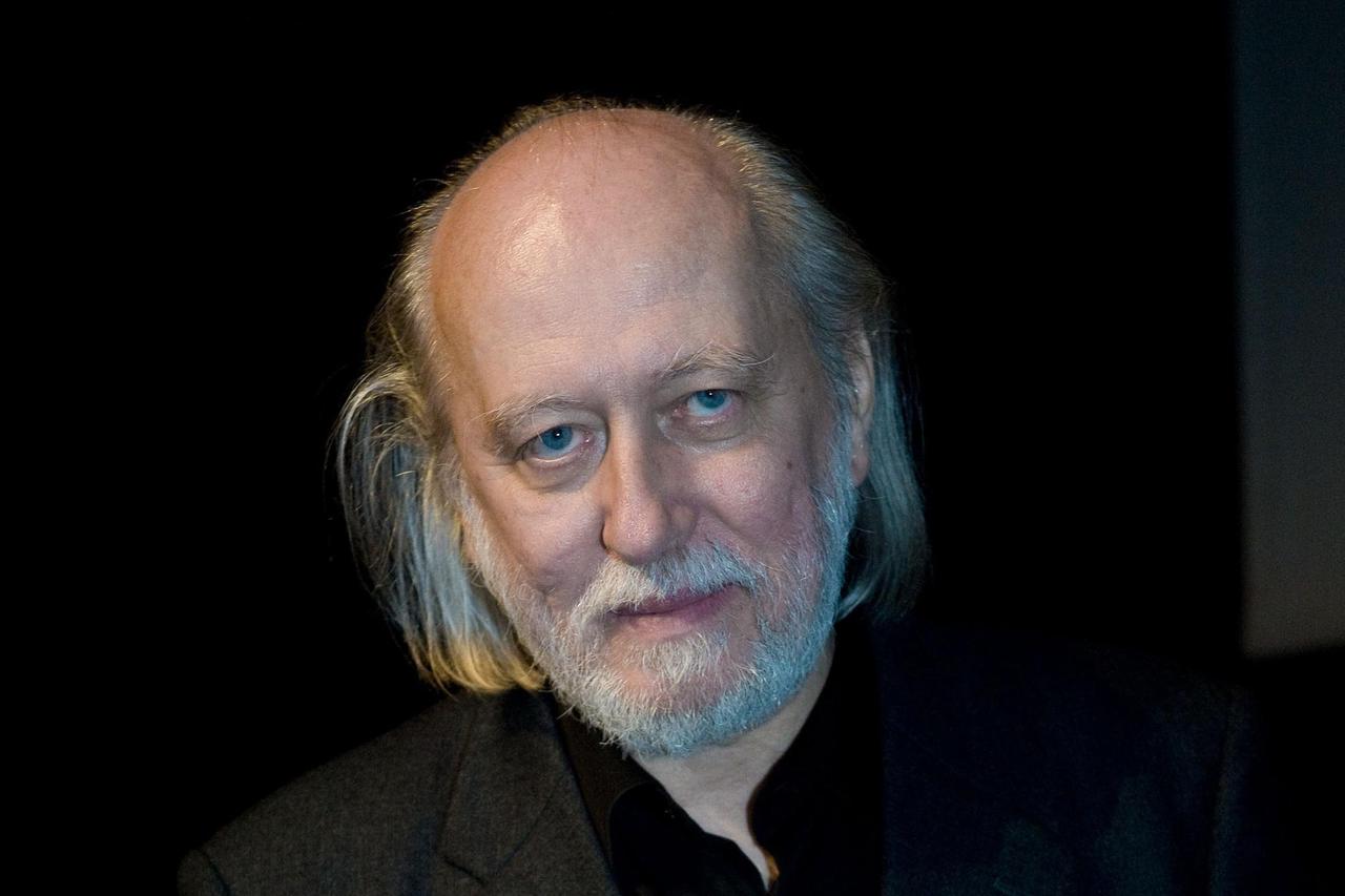 27.10.2014., Zagreb - U Zagrebackom kazalistu mladih odrzana je knjizevna vecer na kojoj je predstavljen madjarski knjizevnik Laszlo Krasznahorkai. Photo: Davor Visnjic/PIXSELL