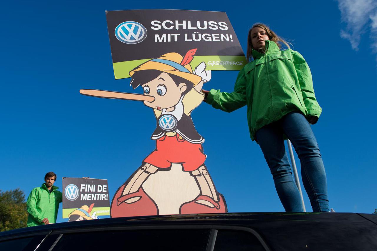 Wolfsburg: Greenpeace prosvjedovao protiv Volkswagena