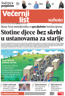 Večernji list naslovnica