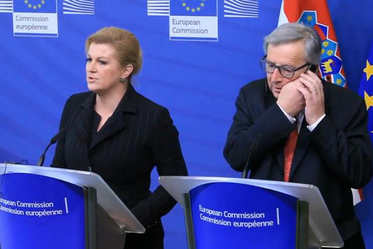 Jean-Claude Juncker, Kolinda Grabar-Kitarović
