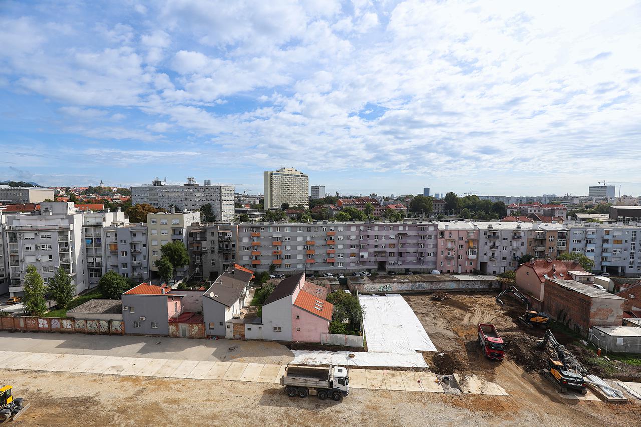 Panoramski pogled na grad Zagreb