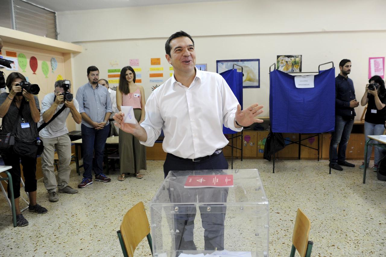 grčka,   Alexis Tsipras, Vangelis Meimarakis