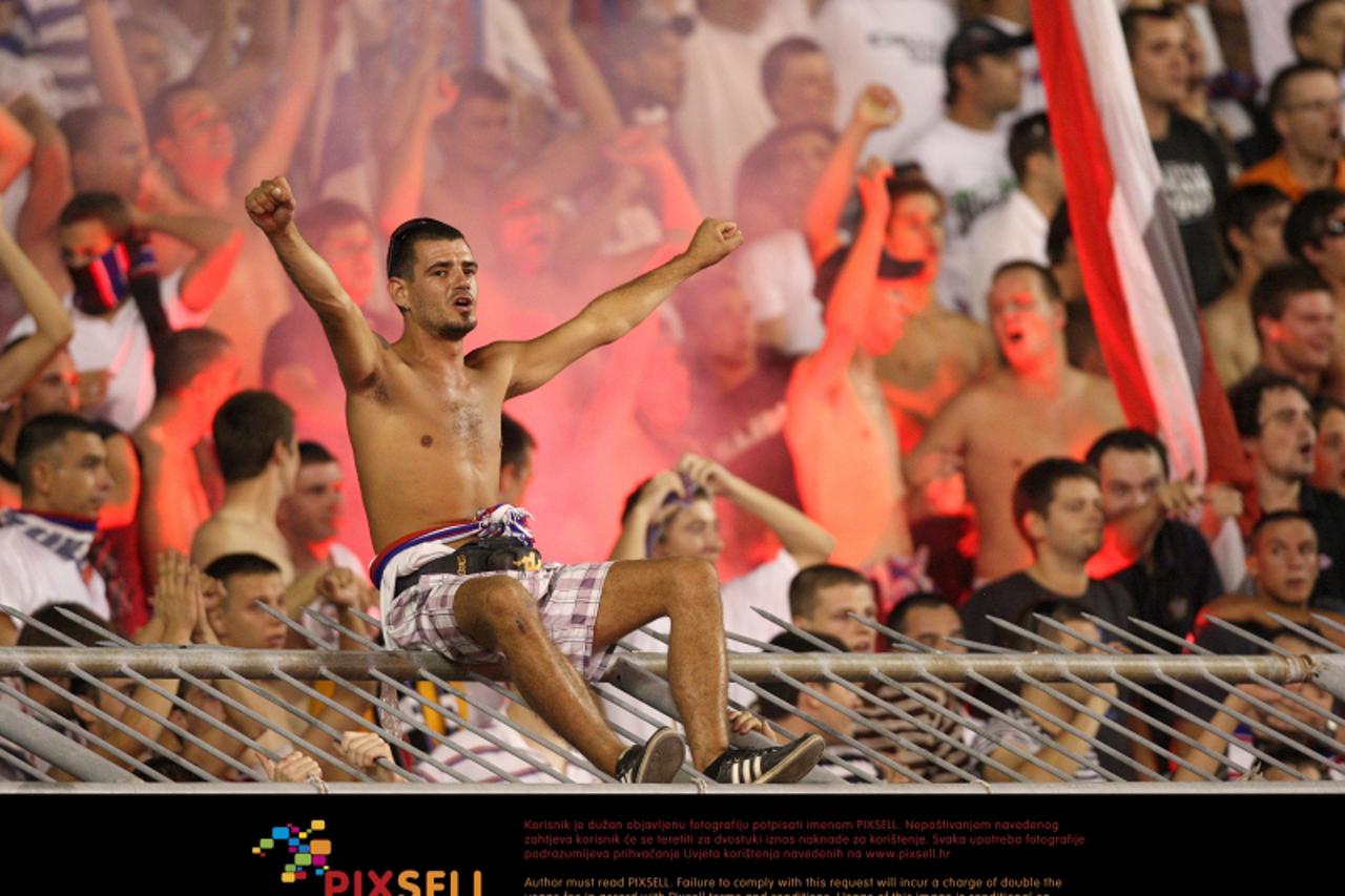 '10.09.2011., Split - Nogometna utakmica 7. kola 1. HNL, NK Hajduk - GNK Dinamo. Torcida. Photo: Igor Kralj/PIXSELL'