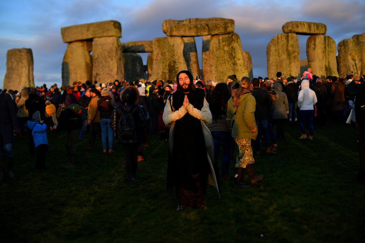 FILE PHOTO: Winter solstice at Stonehenge stone circle in Amesbury