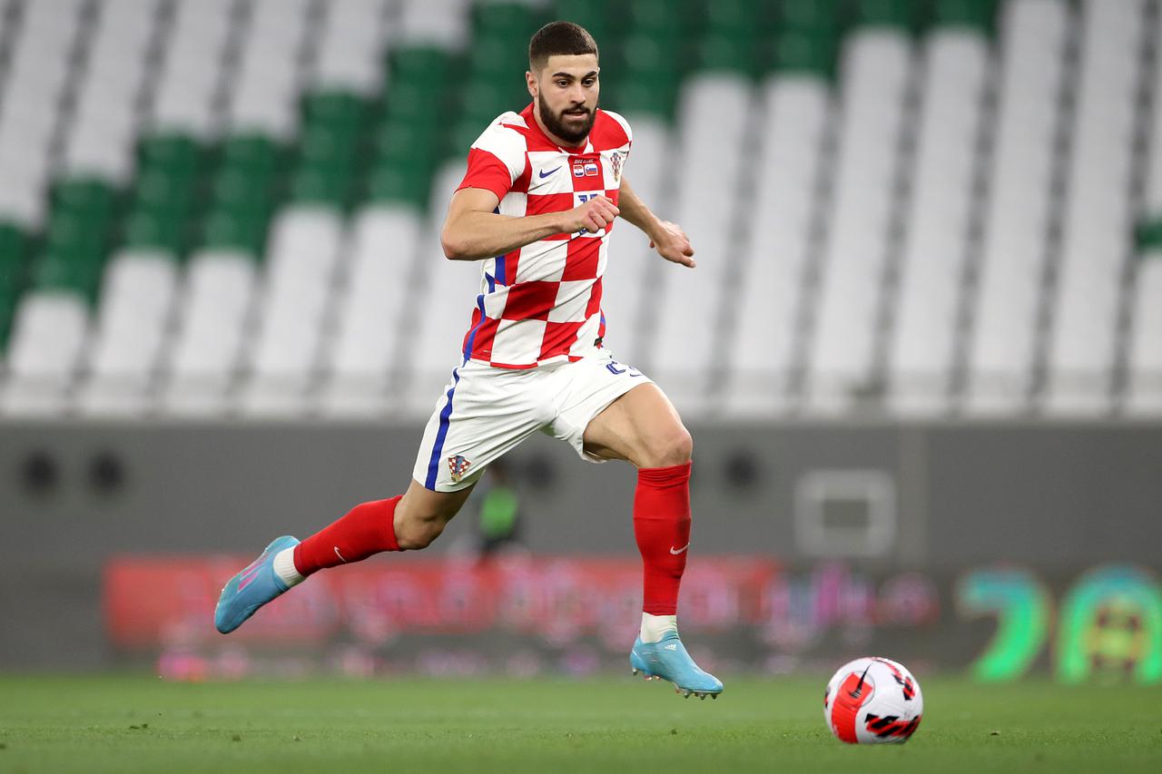 Doha: Prijateljska nogometna utakmica Hrvatska - Slovenija