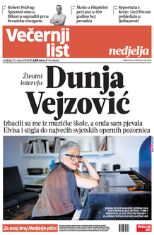 Večernji list naslovnica