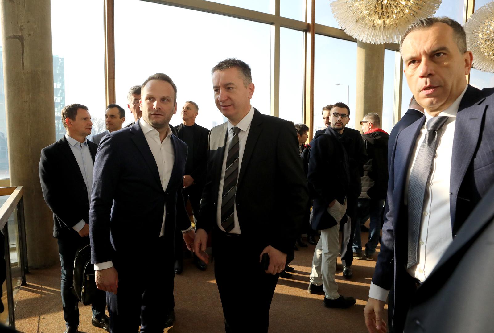 15.02.2023., Zagreb - U KD Vatroslav Lisinski odrzana je komemoracija za Miroslava Ciru Blazevica. Fabris Perusko. Photo: Robert Anic/PIXSELL