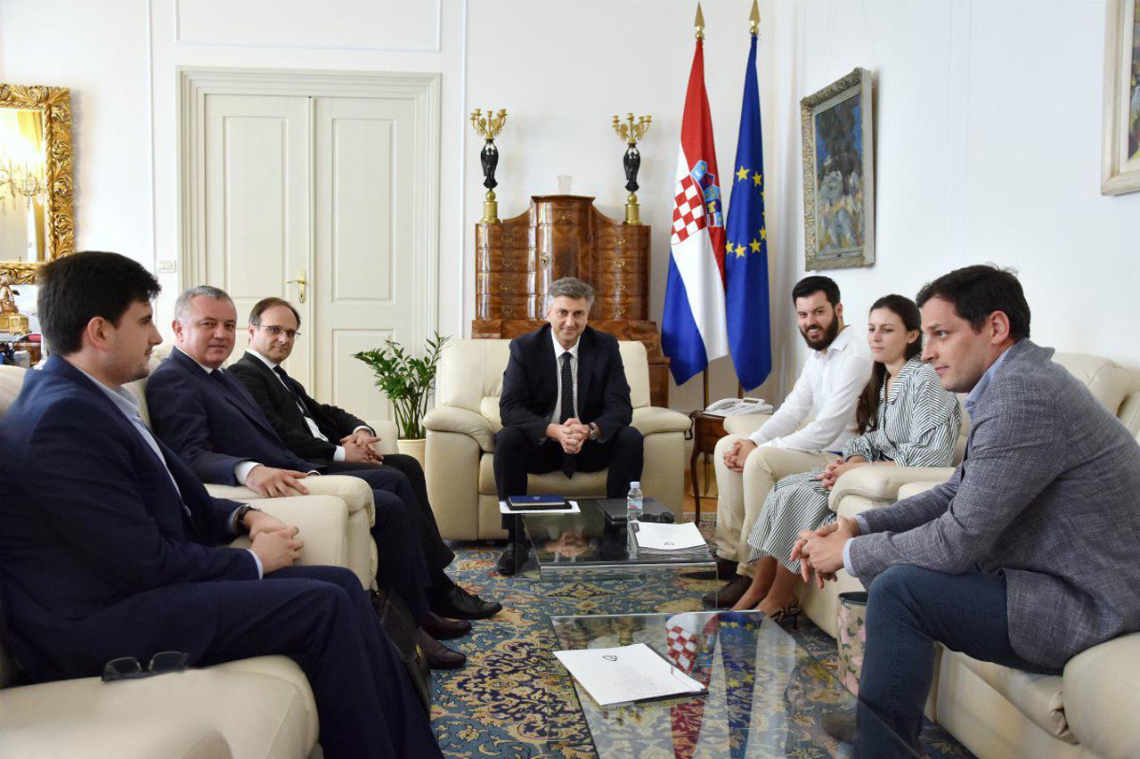 Andrej Plenković, Mate Rimac