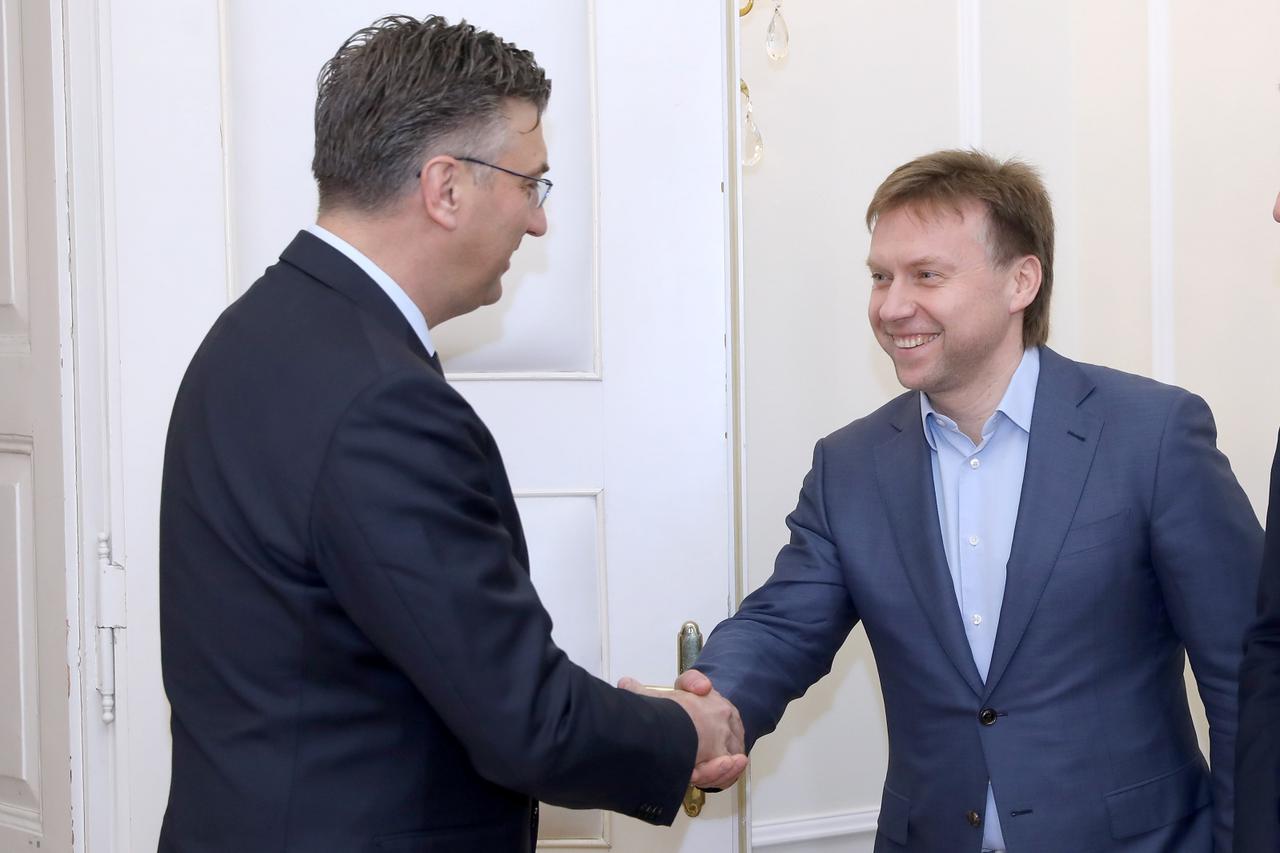 Andrej Plenković s Upravnim odborom Fortenova grupe