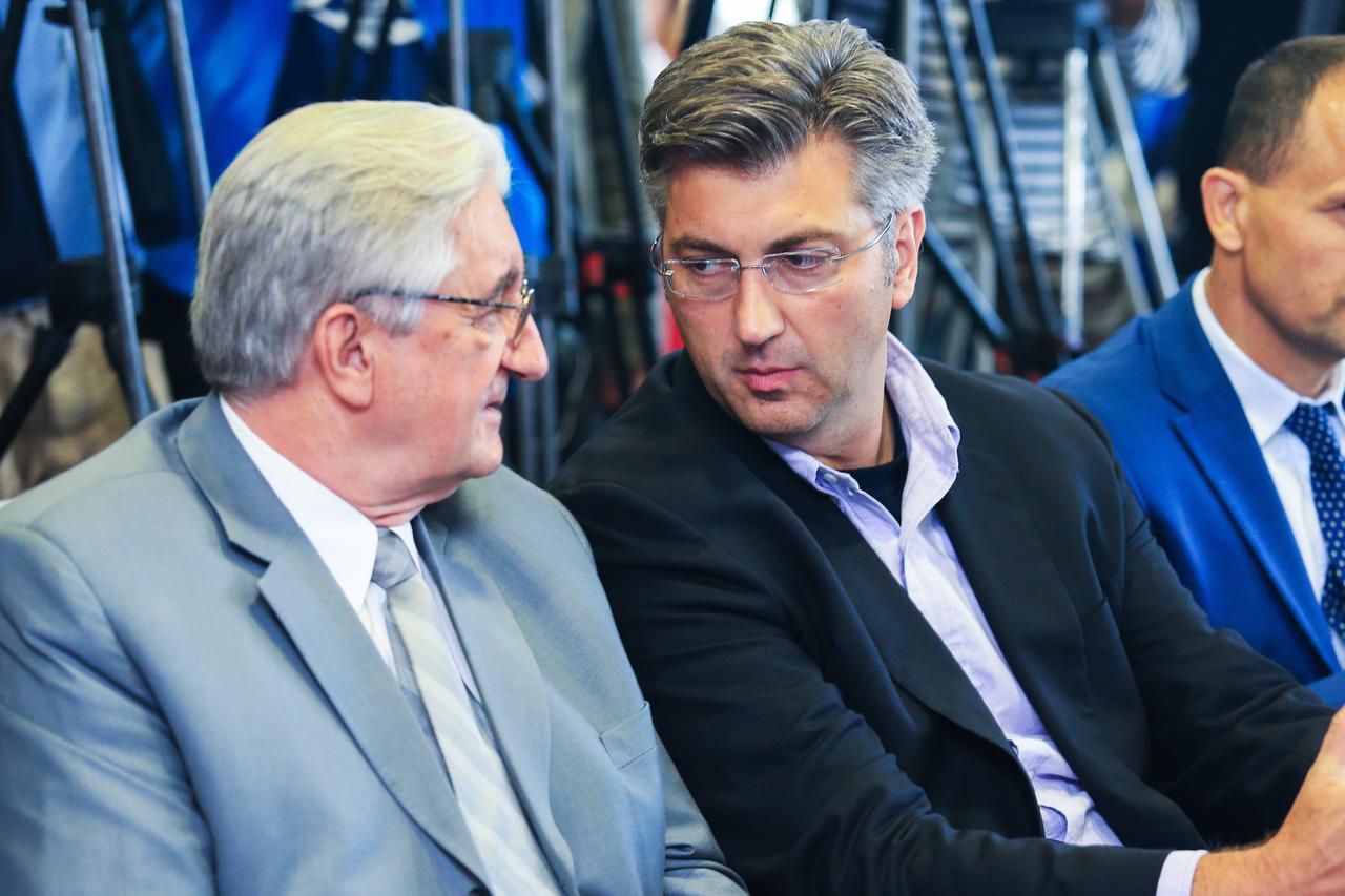 Miroslav Tuđman i Andrej Plenković