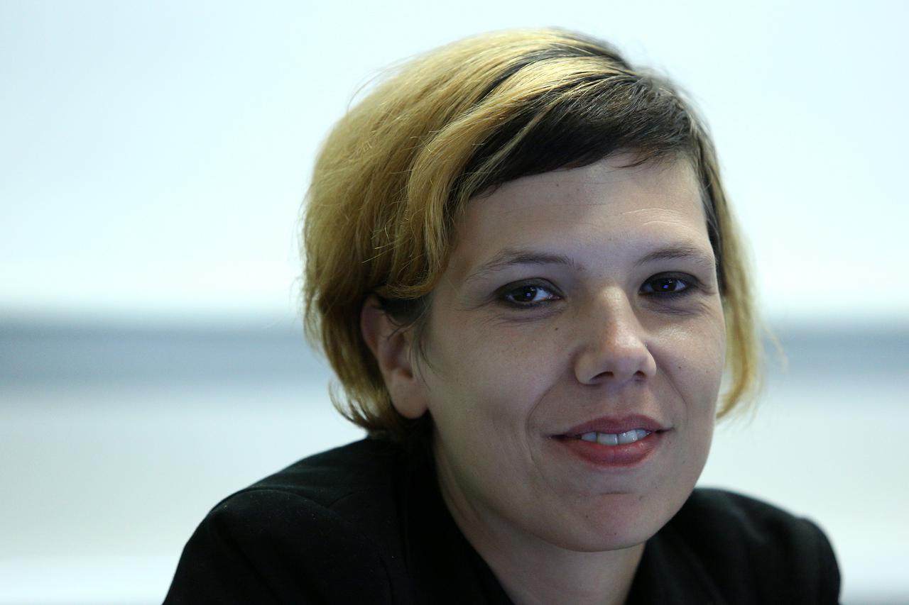 21.09.2015., Zagreb - Na Fakultetu politickih znanosti odrzana je tribina pod nazivom Izbjeglicka kriza i politike izbjeglicke zastite u Europskoj uniji i Hrvatskoj. Vedrana Baricevic.  