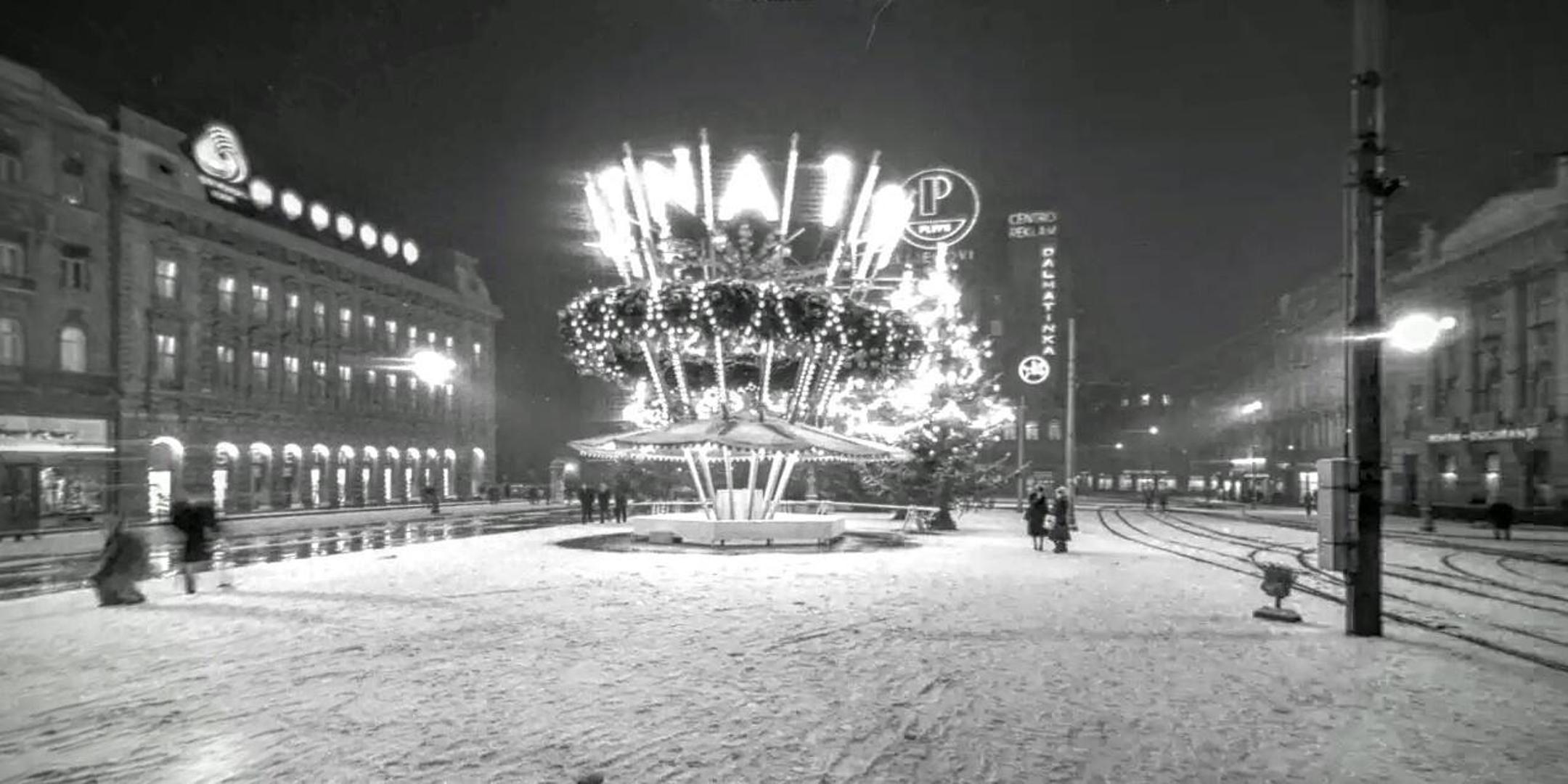 Božić 1970. na Trgu Republike