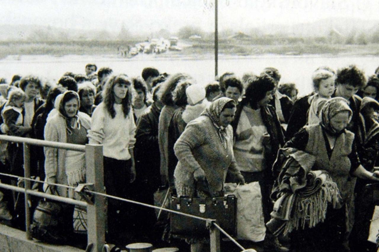 \'kompas..sla...slavonski brod...260309... izbjeglice iz bosne Photo: Ivica Galovic/Vecernji list\'