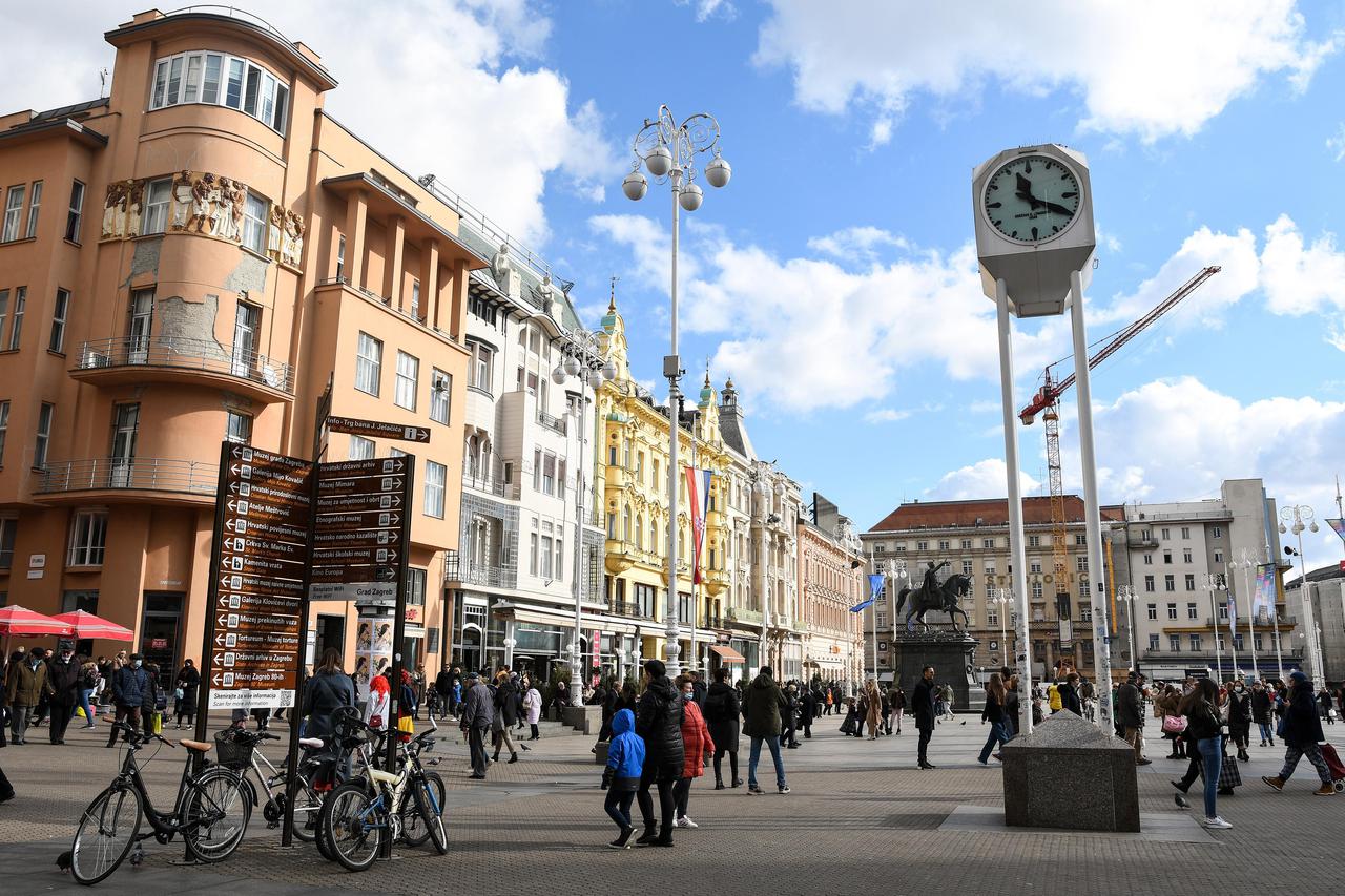 Gradska svakodnevnica u centru Zagreba