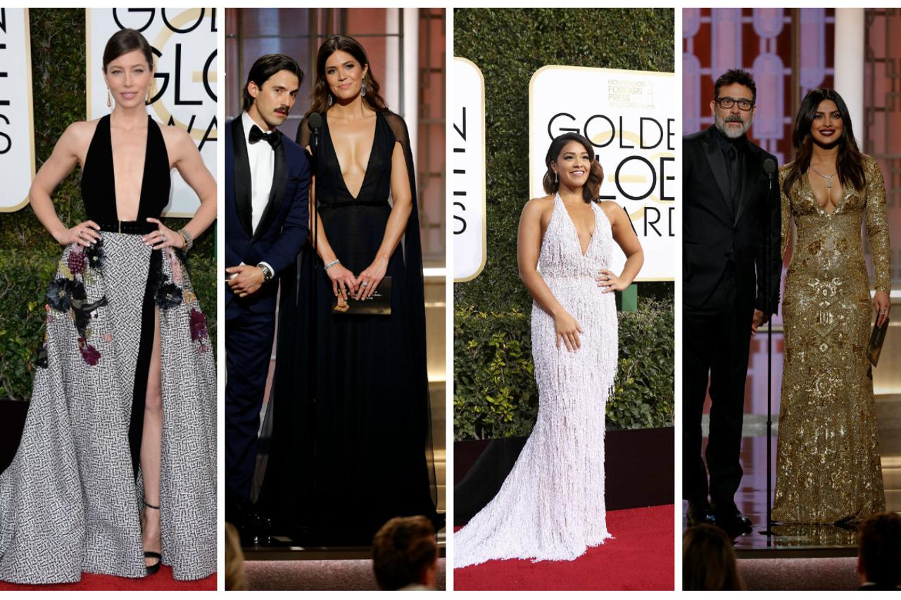 Crveni tepih, dekoltirane haljine