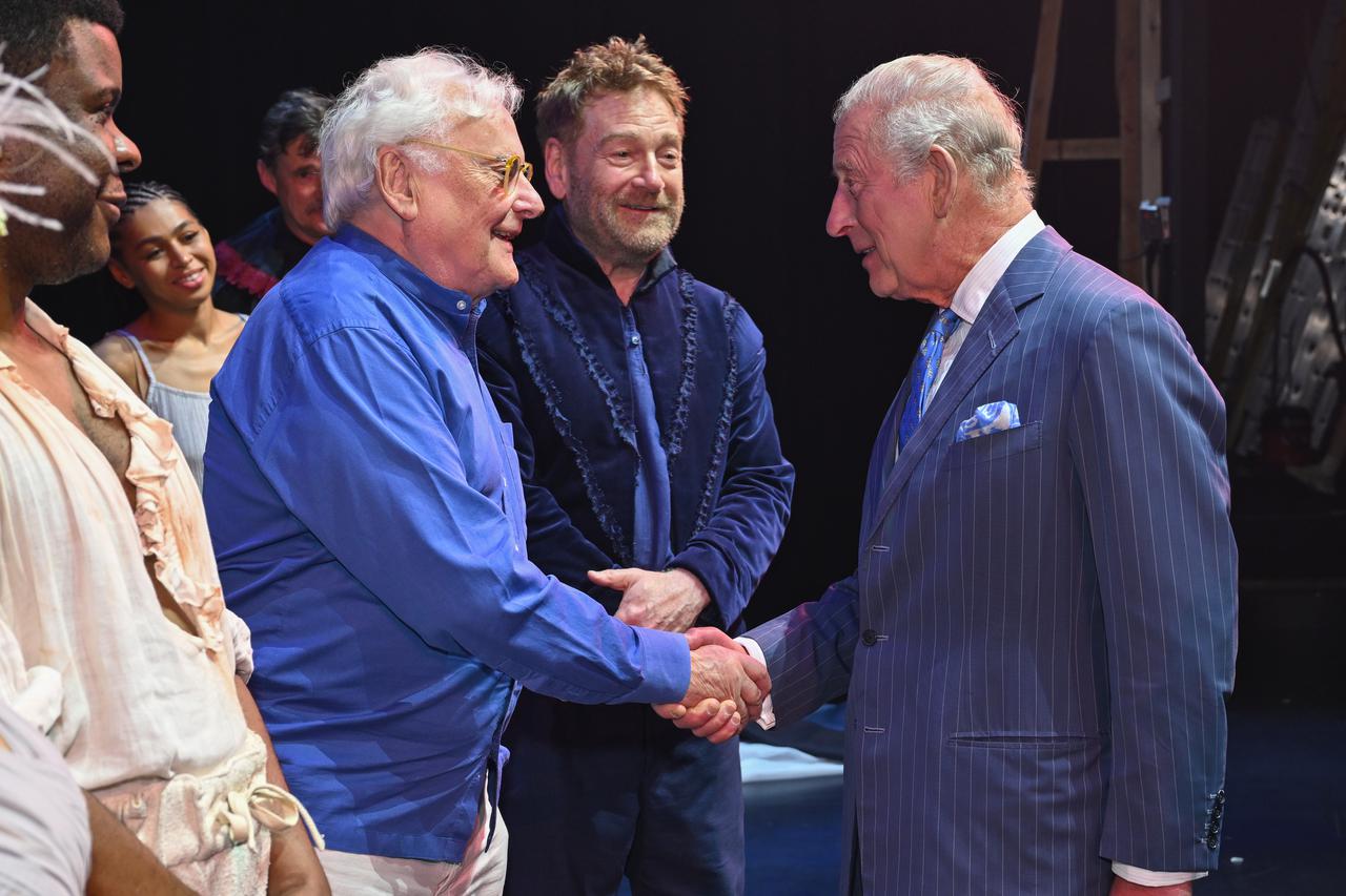 King Charles III views performance of The Tempest