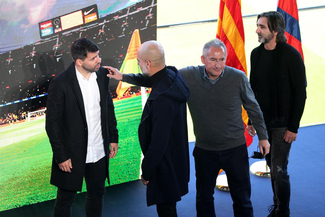 FC Barcelona - Sergio Aguero Press Conference