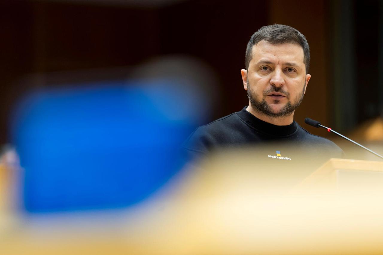 Zelenskiy addresses European Parliament in Brussels