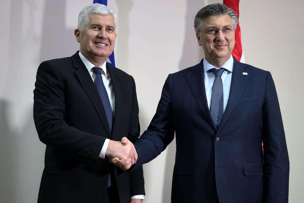 Mostar: Andrej Plenković sastao se s Draganom Čovićem