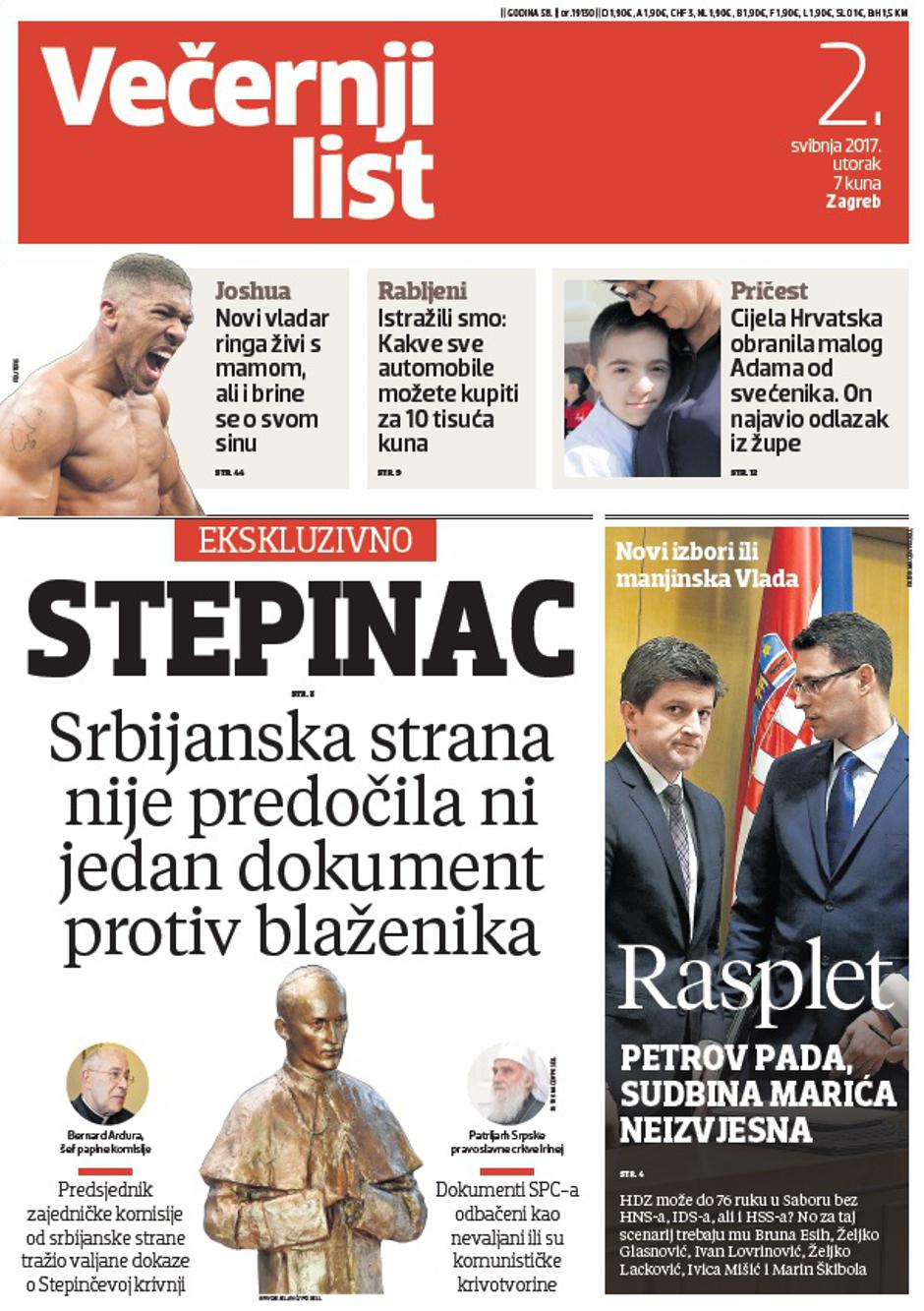 Naslovnica 2.5.2017.