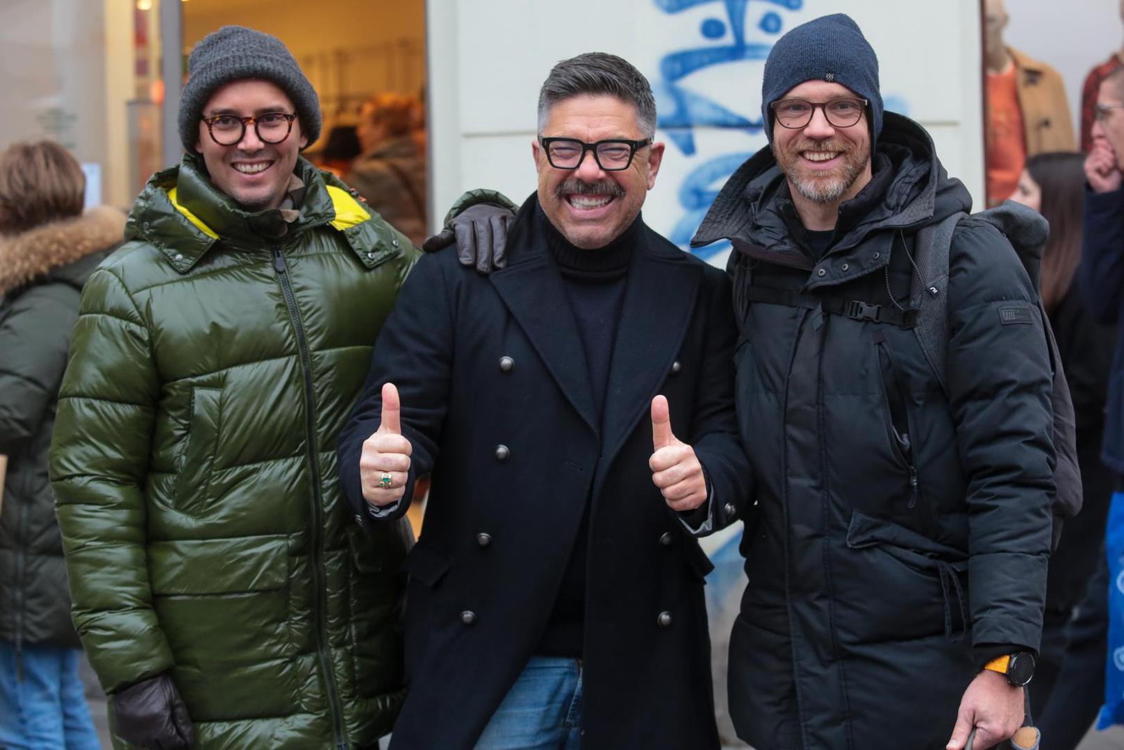 Rade Rodolović i Ronald Braus rado su pozirali za kamere