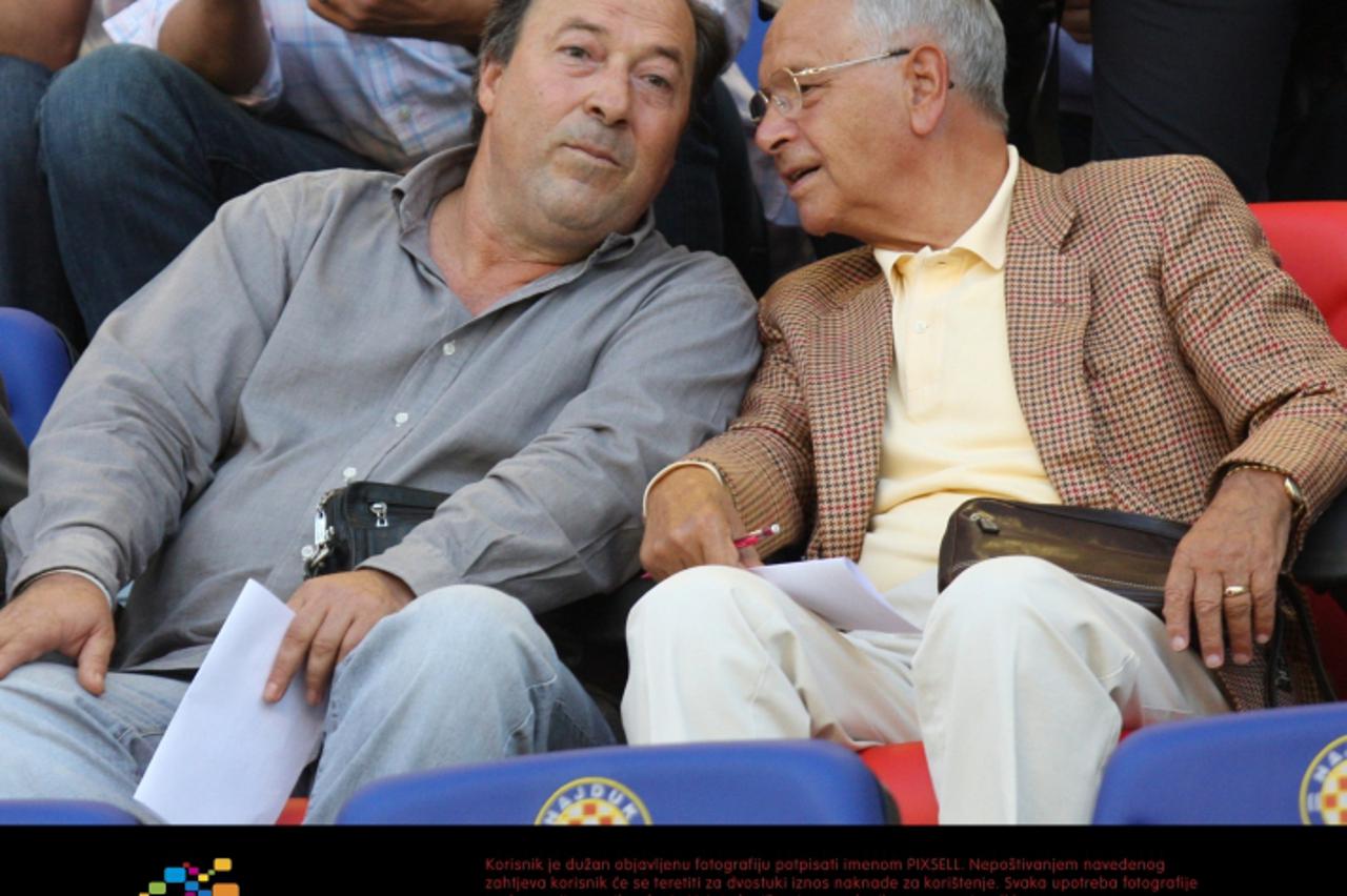 '11.09.2010., Poljud, Split - Nogometna utakmica 7. kola Prve HNL, NK Hajduk - NK Dinamo. Ivic i Muzinic u svecanoj lozi.  Photo: Ivo Cagalj/PIXSELL'