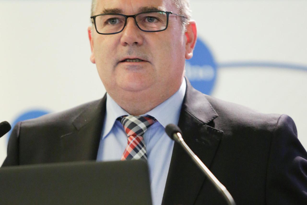 16.09.2015., Zagreb - Druga strucna konferencija Energetska ucinkovitost 2015. u organizaciji Poslovnog dnevnika odrzana je u Kongresnom centru Zagreb. Sven Muller, FZOEU. Photo: Grgur Zucko/PIXSELL