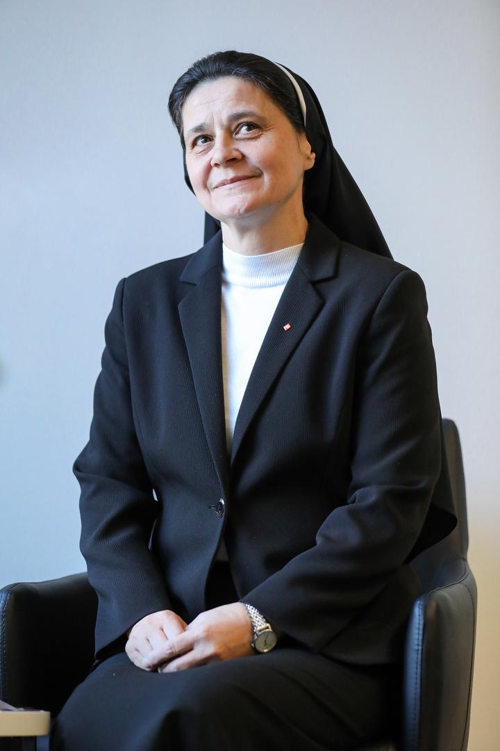 19.12.2023., Zagreb - Sestra Jelena Loncar, ravnateljica Caritasa Zagrebacke nadbiskupije Photo: Emica Elvedji/PIXSELL