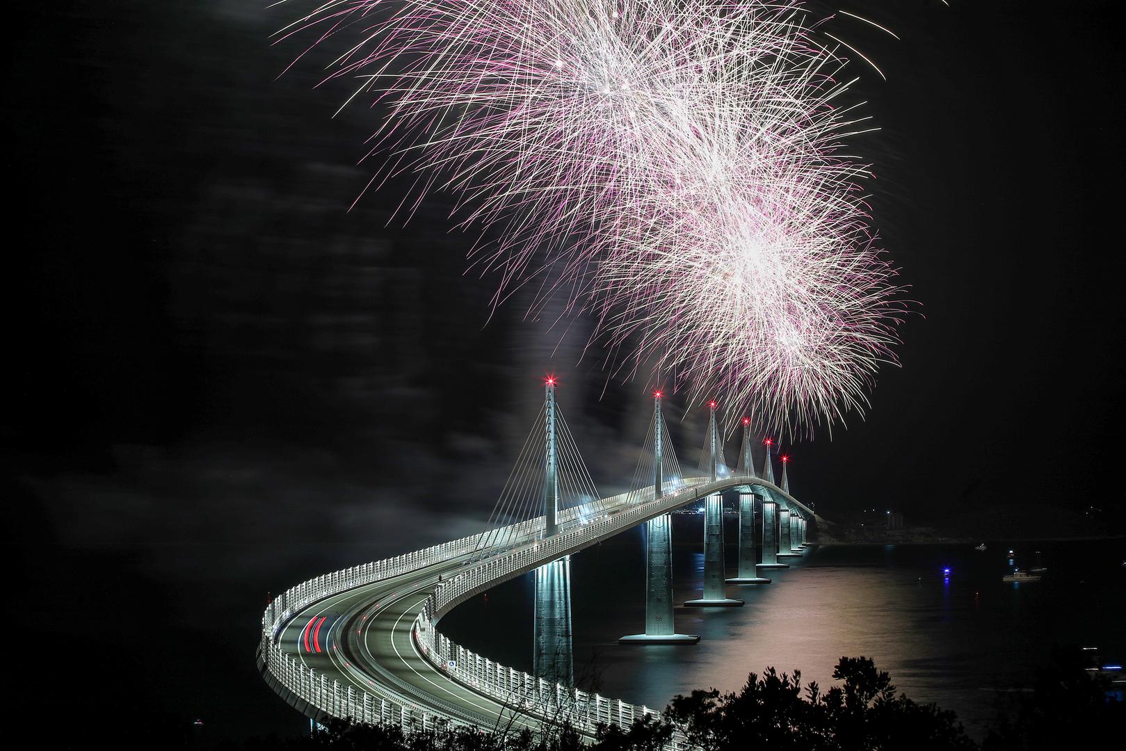 26.07.2022., Komarna - Sluzbeno otvorenje Peljeskog mosta.   Photo: Igor Kralj/PIXSELL