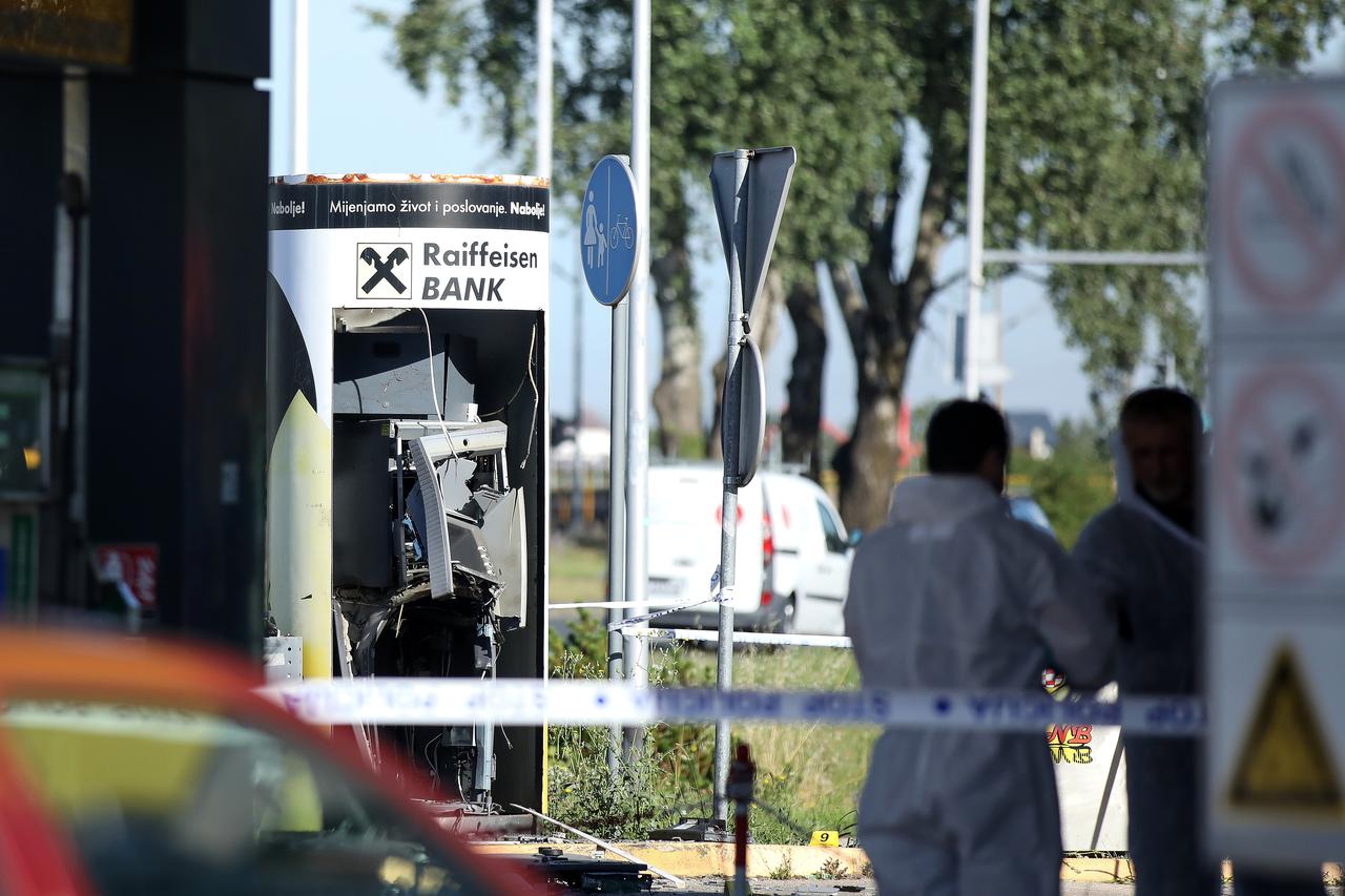 Zagreb: Raznesen bankomat pokraj benzinske postaje