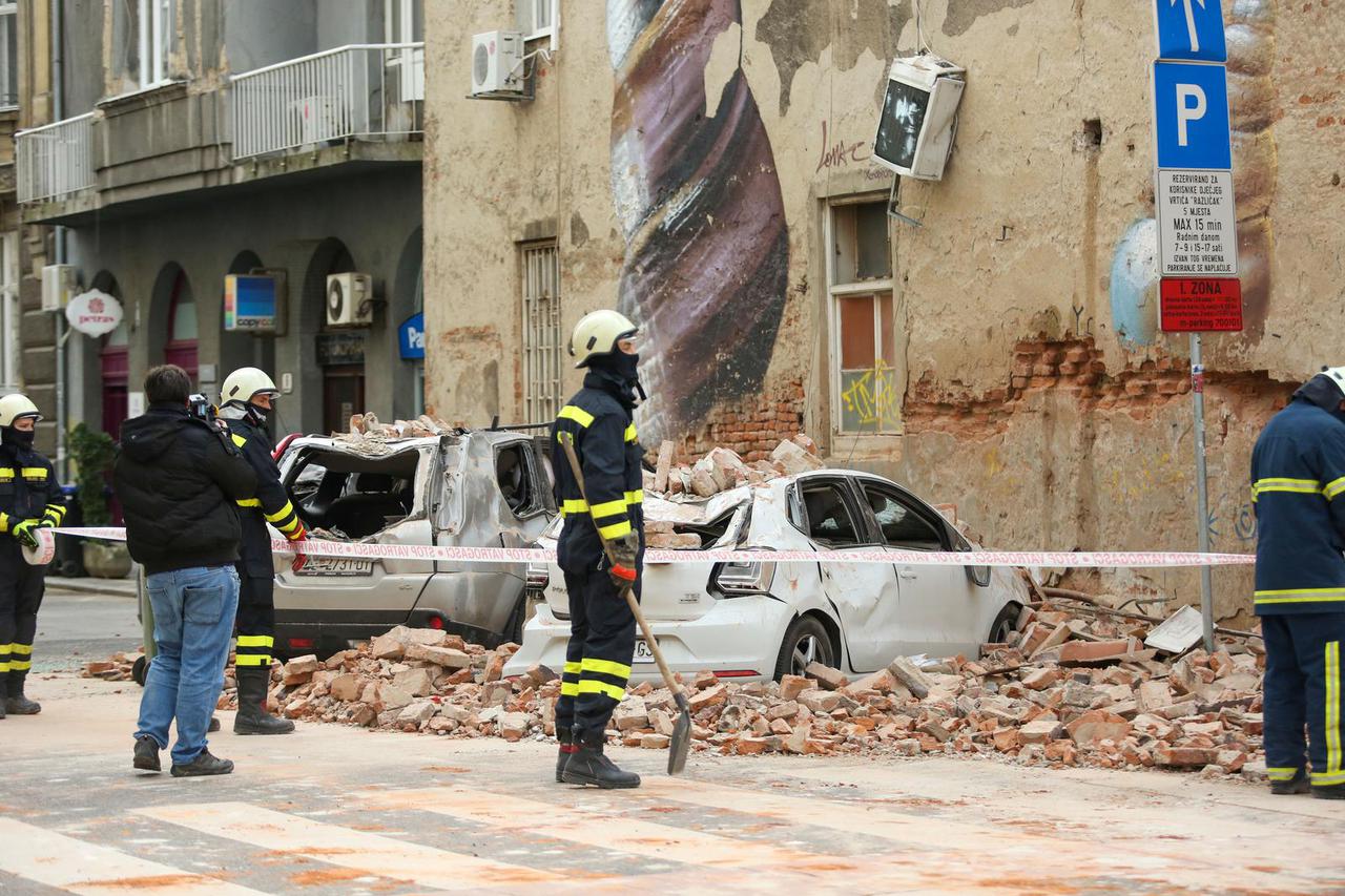 Oštećenja u centru Zagreba nakon potresa