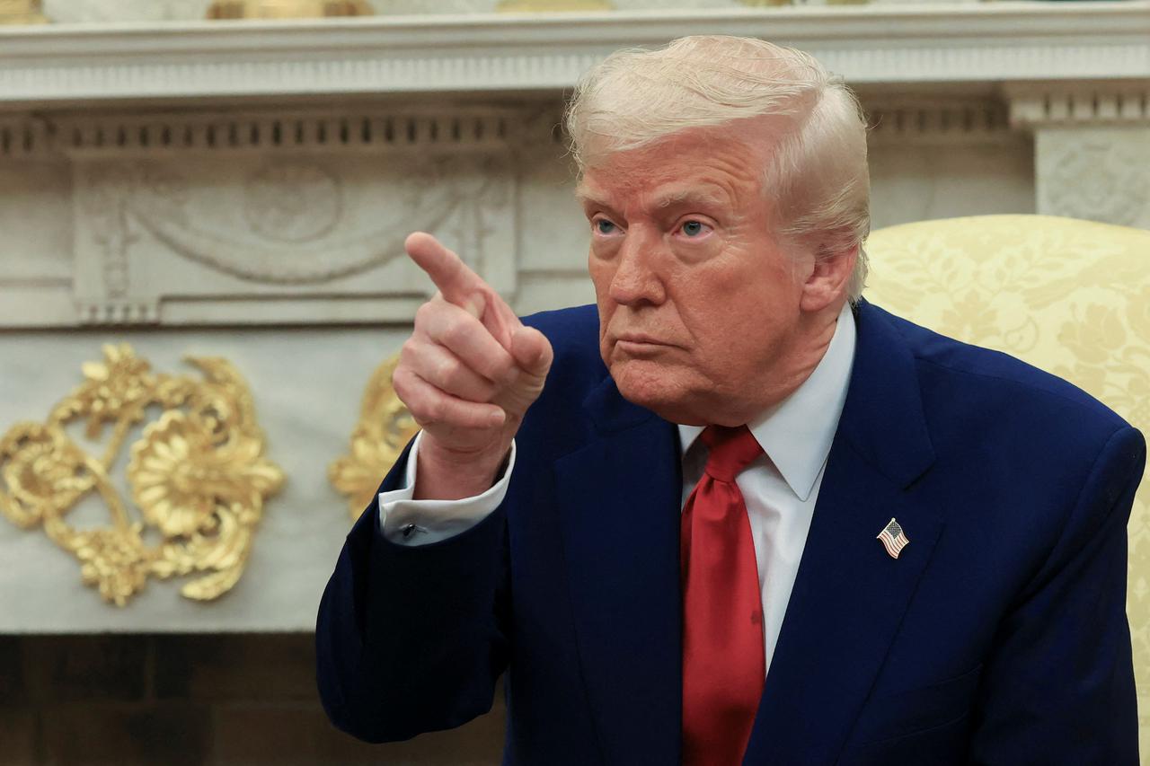 U.S. President Trump meets Israeli PM Netanyahu in Washington