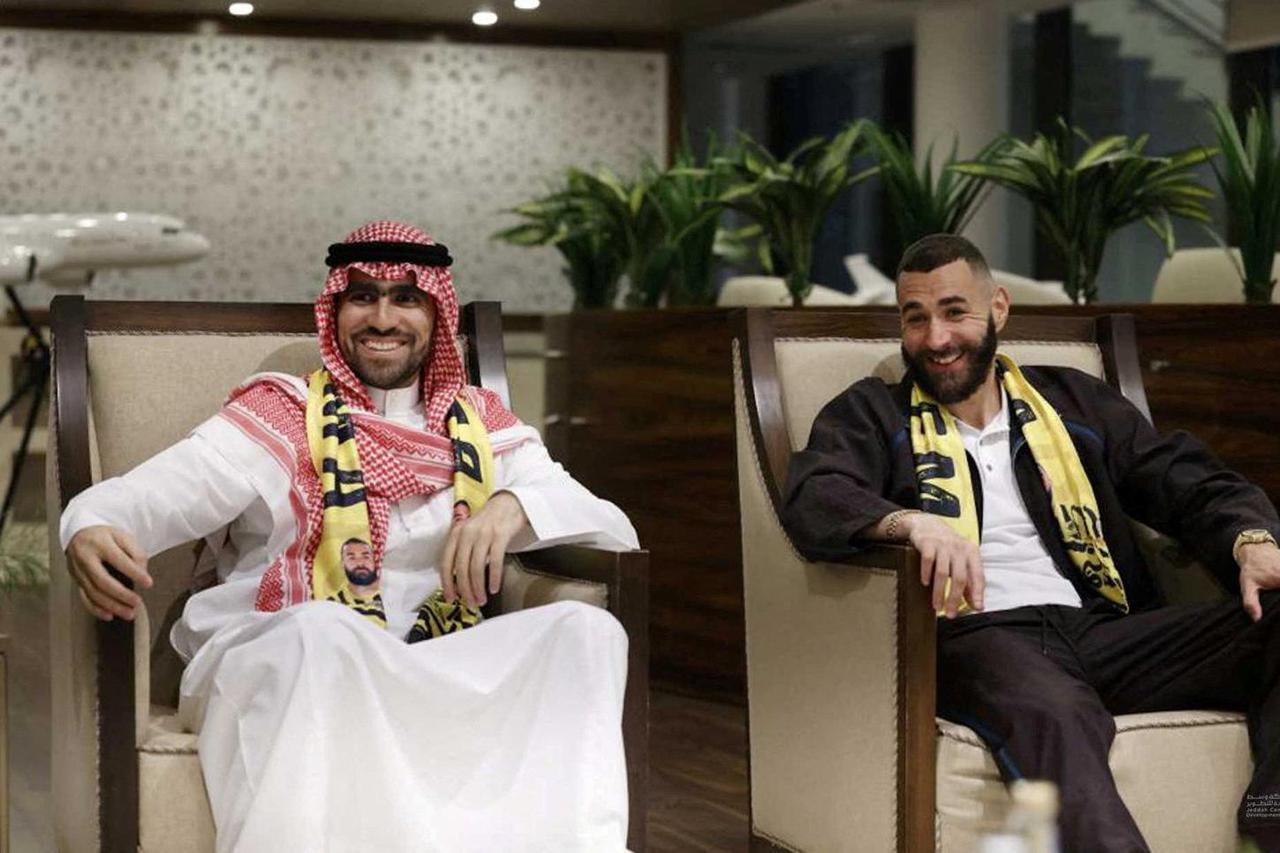 Al Ittihad's soccer player Benzema arrives in Jeddah