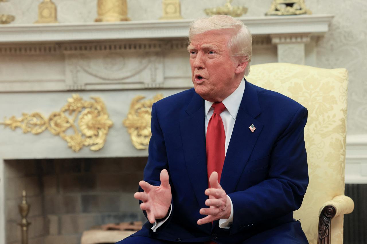 U.S. President Trump meets Israeli PM Netanyahu in Washington