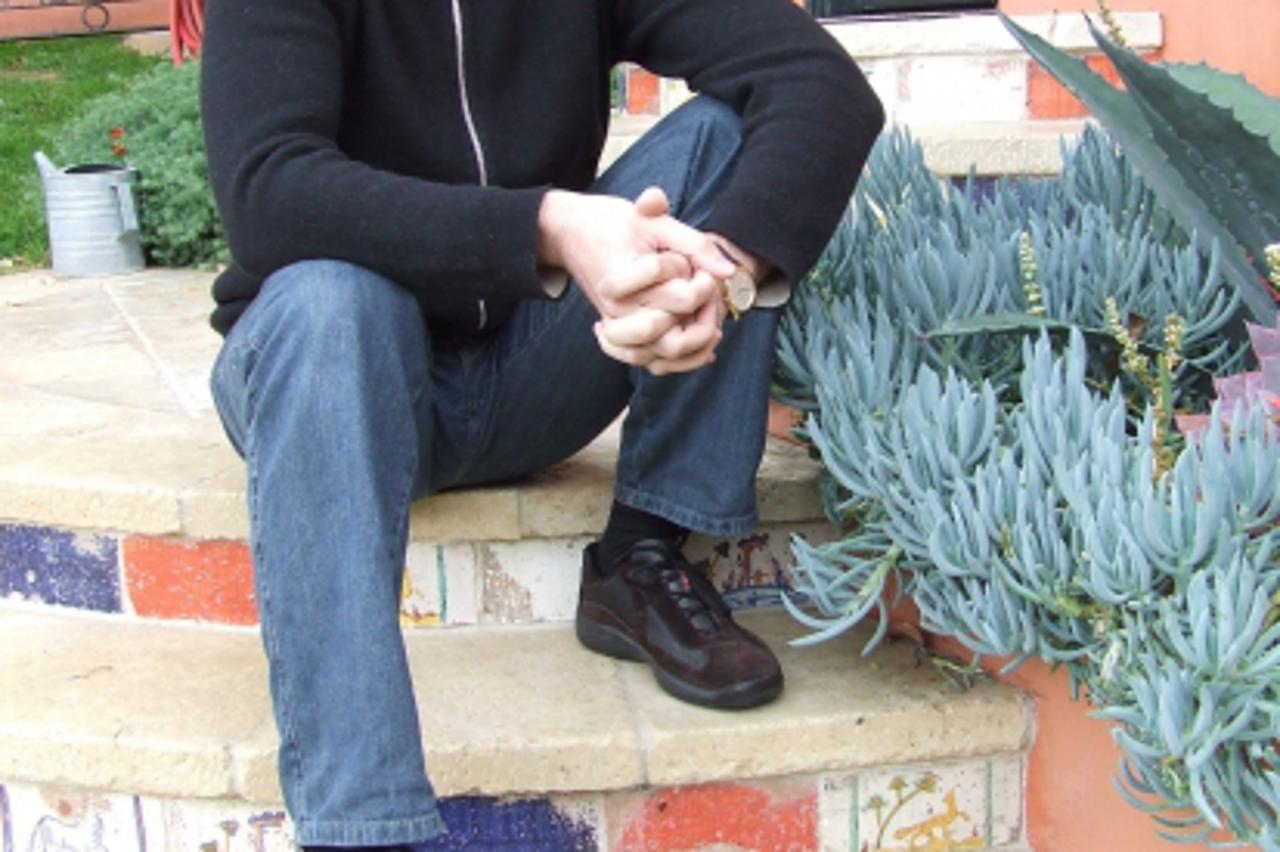 '06.01.2008., Los Angeles, USA - Poznati hrvatski glumac Goran Visnjic u svom domu u Los Angelesu. Njegova najzapazenija uloga bila je ona doktora Luke Kovaca u hit televizijskoj seriji Hitna sluzba (