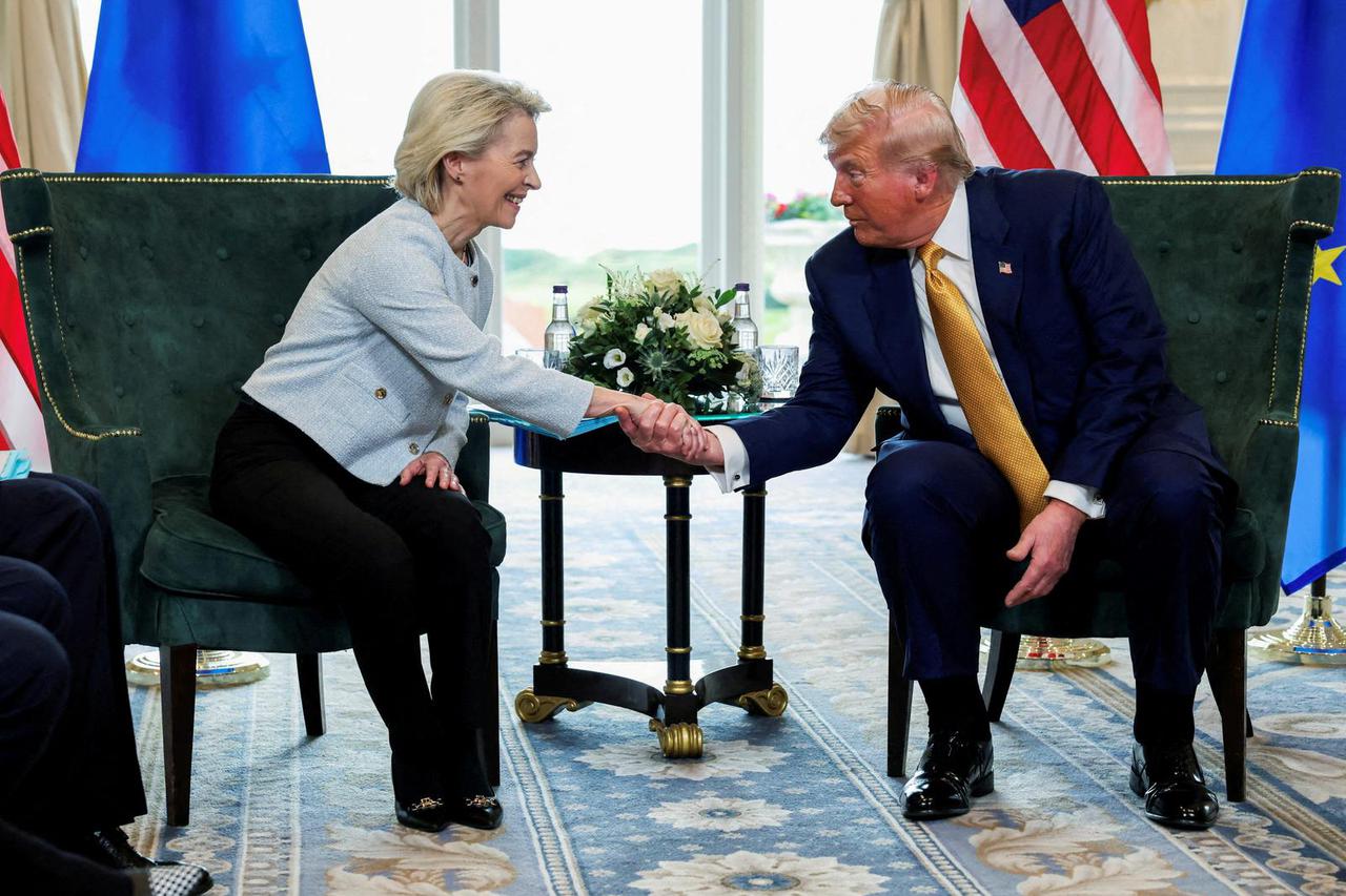 FILE PHOTO: U.S. President Trump visits Scotland
